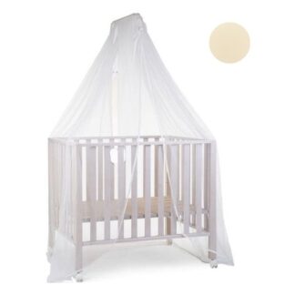 Zanzariera lettino Baby Idea 6020BG con asta Bianco e Beige Zanzariera lettino (ord.min.1.00unità)