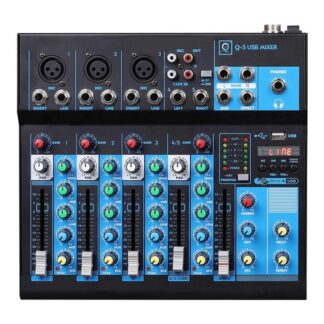 Mixer disc jockey Mixer disc jockey Oqan 625809 Q5 Usb Mkii Black (ord.min.1.00 unità)