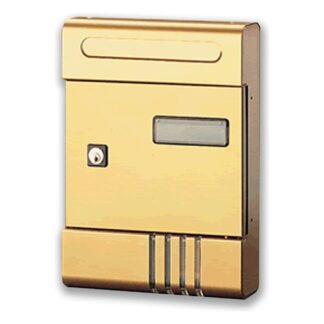 Cassetta posta Cassetta posta Alubox 02SEBR ESSE Bronzo (ord.min.1.00 unità)
