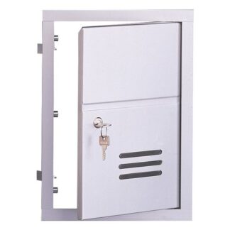 Sportello incasso Sportello Alubox 17SC1BR Argento anodizzato (ord.min.1.00 unità)
