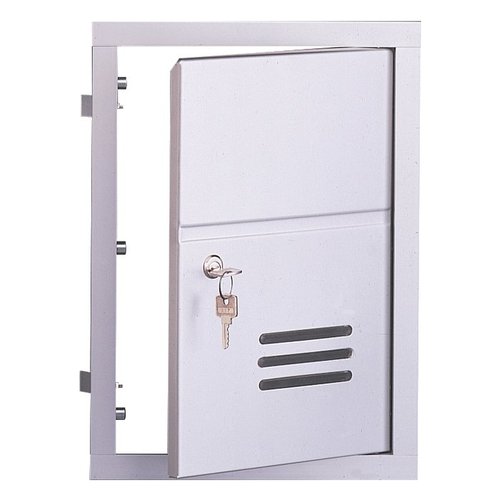 Sportello incasso Sportello Alubox 17SC1BR Argento anodizzato (ord.min.1.00 unità)