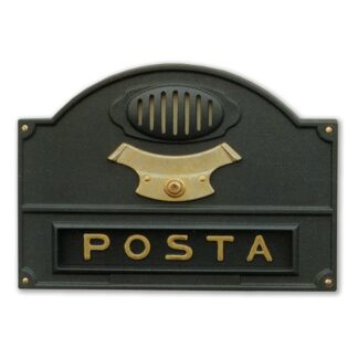 Frontale buca lettere Frontale buca lettere Alubox 50A5VRGH SERIE ANTICA 1P e predisposizion (ord.min.1.00 unità)