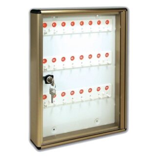 Bacheca chiavi Bacheca chiavi Alubox 23BCN24BR 24 ganci Anodizzato bronzo (ord.min.1.00 unità)