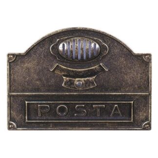 Frontale buca lettere Frontale buca lettere Alubox 50A5OB SERIE ANTICA 1P e predisposizione (ord.min.1.00 unità)