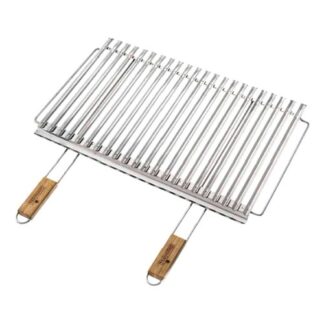 Griglia barbecue Ompagrill B26740 biologica con recupero grassi Cromo Griglia barbecue (ord.min.1.00unità)