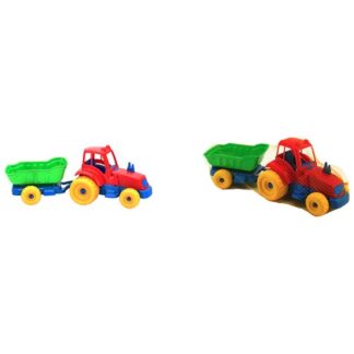 Mezzo agricolo Mezzo agricolo Globo 40007 W’TOY Trattore con rimorchio Assortito (ord.min.1.00 unità)