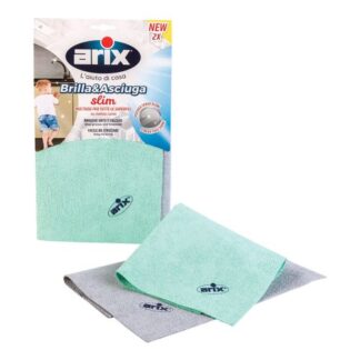 Set panni Arix 28662 Brilla&Asciuga Colori assortiti Set panni multiuso (ord.min.1.00unità)