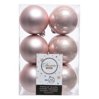 Set palline albero Natale Set palline albero Natale Amicasa 9021924 Blush pink (ord.min.1.00 unità)