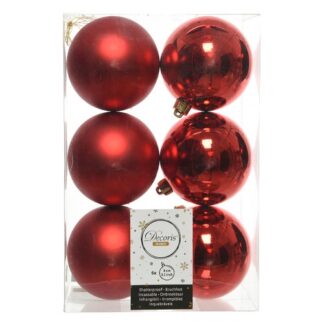 Set palline albero Natale Set palline albero Natale Amicasa 9022052 Red (ord.min.1.00 unità)