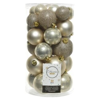 Set palline albero Natale Set palline albero Natale Amicasa 9022906 Pearl (ord.min.1.00 unità)