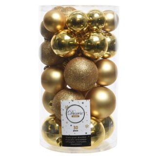 Set palline albero Natale Set palline albero Natale Amicasa 9022900 Gold (ord.min.1.00 unità)