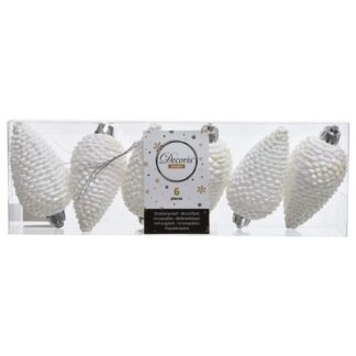 Set addobbi albero Natale Set addobbi albero Natale Amicasa 9028601 Pigne White iris (ord.min.1.00 unità)