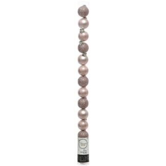 Set palline albero Natale Set palline albero Natale Amicasa 9020464 Blush pink (ord.min.1.00 unità)