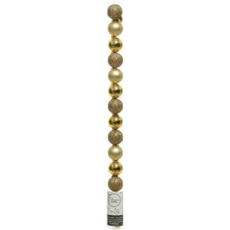 Set palline albero Natale Set palline albero Natale Amicasa 9020456 Gold (ord.min.1.00 unità)