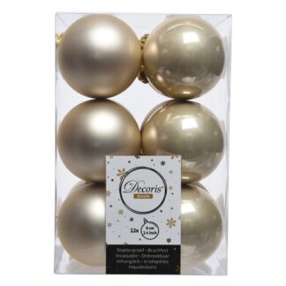 Set palline albero Natale Set palline albero Natale Amicasa 9021845 Pearl (ord.min.1.00 unità)