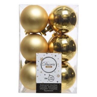 Set palline albero Natale Set palline albero Natale Amicasa 9021830 Gold (ord.min.1.00 unità)