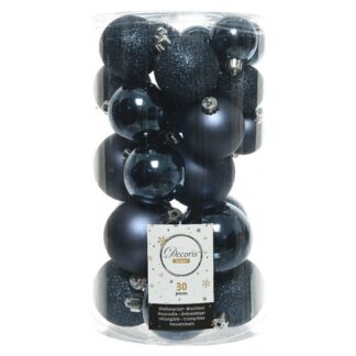 Set palline albero Natale Set palline albero Natale Amicasa 9022991 Night blu (ord.min.1.00 unità)