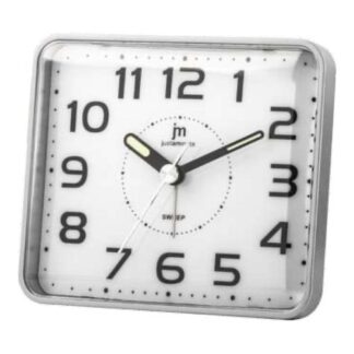 Sveglia Sveglia Lowell JA7081S JUSTAMINUTE Con funzione snooze Silver (ord.min.1.00 unità)