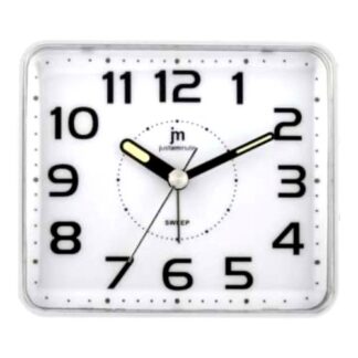 Sveglia Sveglia Lowell JA7081B JUSTAMINUTE Con funzione snooze Bianco (ord.min.1.00 unità)