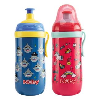 Borraccia Borraccia Nuby NV0406012 Sipper Pop Up Assortito (ord.min.1.00 unità)