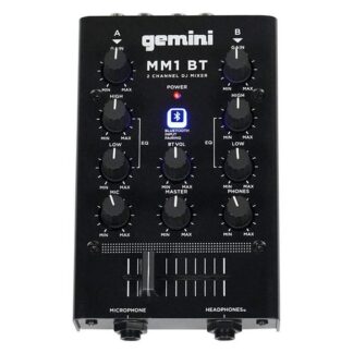 Mixer disc jockey Mixer disc jockey Gemini DJ SERIES MM1 BT Black (ord.min.1.00 unità)
