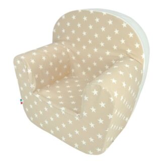 Poltroncina bimbo Poltroncina bimbo Baby Idea 5685SBG sfoderabile Stelle beige (ord.min.1.00 unità)