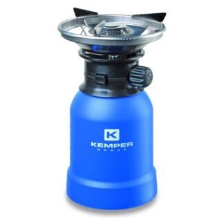 Fornello gas Fornello Kemper OUTDOOR KE2008 Piezo Ignition Blu (ord.min.1.00 unità)