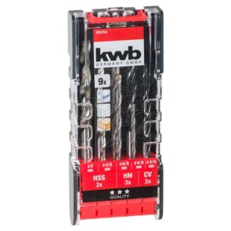 Set punte trapano Set punte trapano Kwb 109154 multi materiale (ord.min.1.00 unità)