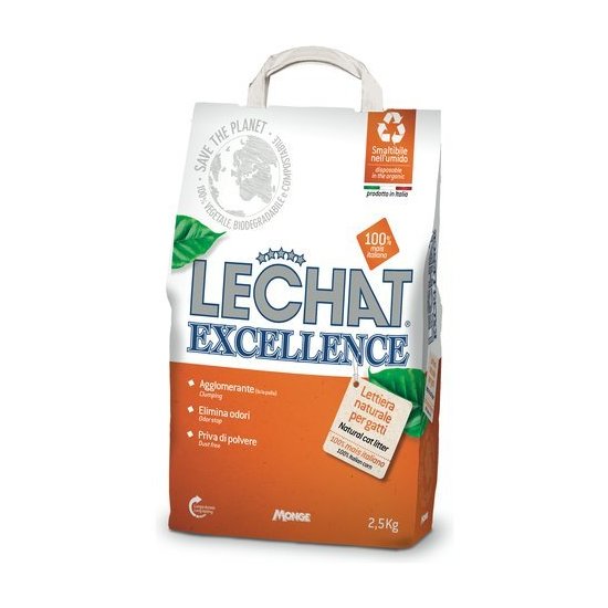 Lettiera gatti Lettiera gatti Monge 1511 LECHAT EXCELLENCE Mais Agglomerante (ord.min.1.00 unità)