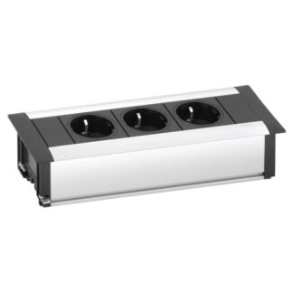 Multipresa mobile Multipresa da mobile Evoline 159610000900 FRAMEDOCK 3P 10/16A Silver e (ord.min.1.00 unità)