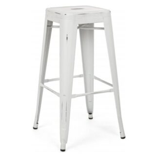 Sgabello Yes Everyday 0732010 MINNESOTA Bianco antico Sgabello (ord.min.4.00unità)