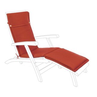 Cuscino chaise long Yes Everyday 0806655 POLY180 Rosso arancio Cuscino chaise long da esterno (ord.min.1.00unità)