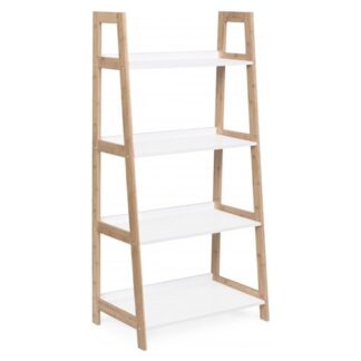 Libreria Yes Everyday 0734001 BROOKLYN Bianco e Legno naturale Libreria (ord.min.1.00unità)