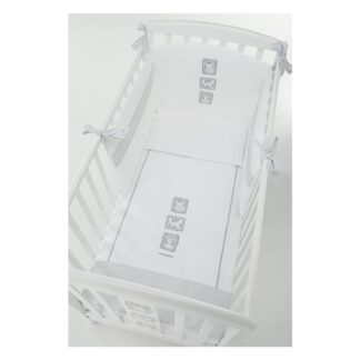 Piumone lettino Piumone lettino Foppapedretti 9900279144 BABYZOO set 3 pz Grigio (ord.min.1.00 unità)