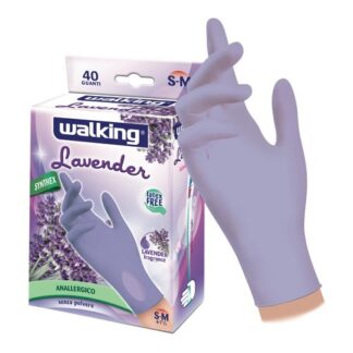 Guanti monouso Guanti monouso Walking 010356 LAVENDER Viola (ord.min.1.00 unità)