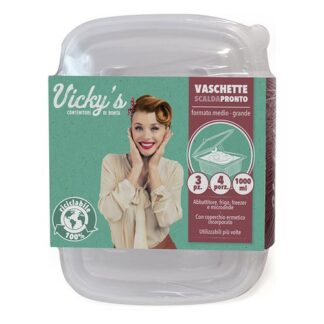 Set vaschette monouso Set vaschette monouso Virinnova 3212002 SEMPREFRESCO (ord.min.1.00 unità)
