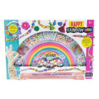 Bigiotteria giocattolo Gioco bigiotteria Nice 87006 Perline Happy Rainbow Assortito (ord.min.1.00 unità)