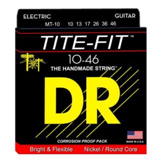 Muta corde chitarra elettrica Muta corde chitarra elettrica DR MT 10 TITE FIT Medium (ord.min.1.00 unità)
