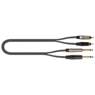 Cavo audio Cavo audio Quiklok 30 02325 JUST 2Rca2J 3 Black (ord.min.1.00 unità)