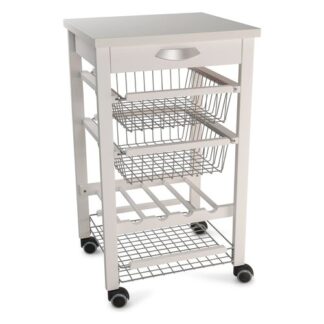 Carrello porta vivande Carrello porta vivande Arredamenti Italia 540 ARTURO Bianco (ord.min.1.00 unità)