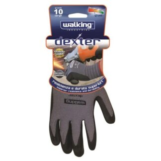 Guanti lavoro Guanti lavoro Walking 012814 DEXTER Grigio e Nero (ord.min.1.00 unità)