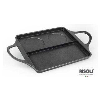 Bistecchiera Bistecchiera Risoli 00100BDR 40GS0 Bb Burger Nero (ord.min.1.00 unità)