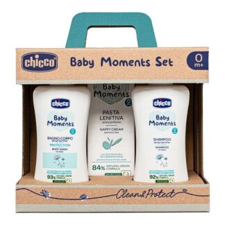 Set regalo Chicco 00010620000000 BABY MOMENTS Clean&Protect Set regalo Infanzia (ord.min.1.00unità)