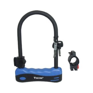Lucchetto bici Lucchetto bici Labor TY318 BK003 ad arco rigido Nero e Blu (ord.min.1.00 unità)