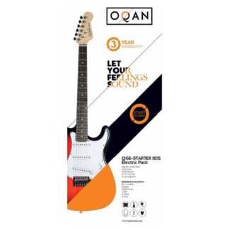 Chitarra e amplificatore Chitarra e amplificatore Oqan 657003 QGE STARTER RDS Electric Pack (ord.min.1.00 unità)