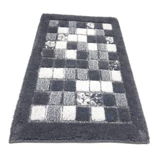 Tappeto bagno Tappeto bagno Quarzo Bianco 13623 MOSAICO Antracite (ord.min.1.00 unità)