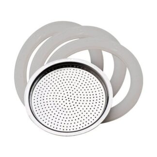 Set guarnizioni e filtro caffettiera Set guarnizioni e filtro caffettiera Pedrini 02CF038 RG1 (ord.min.1.00 unità)