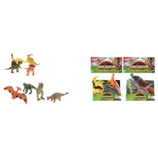 Set animali giocattolo Animali giocattolo Globo 41339 W’TOY Set dinosauri gioco Assortito (ord.min.1.00 unità)