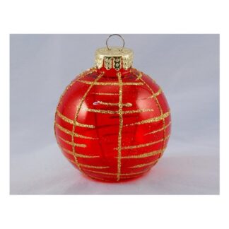 Pallina albero Natale Pallina albero Natale Santa Claus TE191549 Assortito Rosso e Oro (ord.min.1.00 unità)