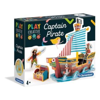 Creativo Galeone Captain Pirate Clementoni 18553 PLAY CREATIVE (ord.min.1.00 unità)